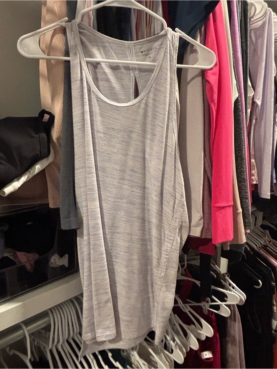 Athleta Tops - Athleta Light Blue Gray Tank Top - Sleeveless Active Swing Tee